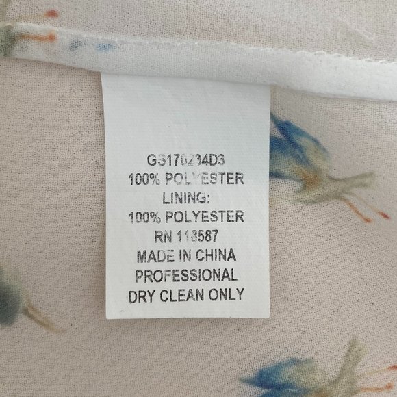 JASON WU GREY Crane-Print Button-Front Blouse, White multi, 2 - Picture 13 of 13